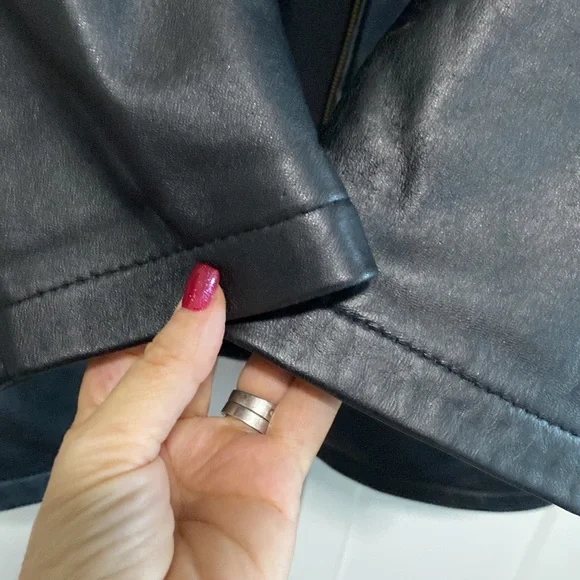 Wilson’s Leather , Black Leather Fully Lined Jacket Size Chart in pics - Picture 9 of 13